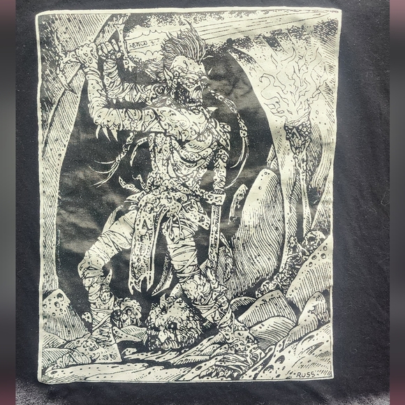 Somewhere South of Fang - Last of the Githyanki by Russ Nicholson, size large ⚔️ - Picture 2 of 2